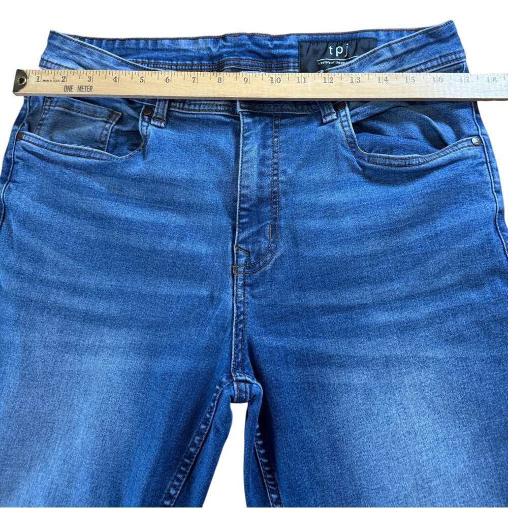 The Perfect Jean NYC Slim Thick Jeans Mens 34x34 Blue Skinny Stretch Denim TPJ - Picture 6 of 9